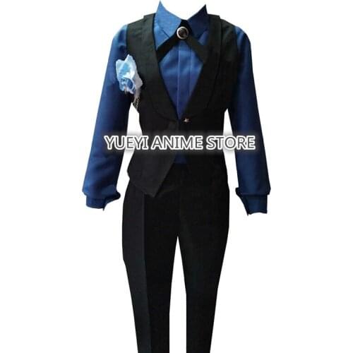 Anime FGO Fate Grand Order Arjuna/Karna White Valentines Day Cosplay Costume Uniform Custom Made