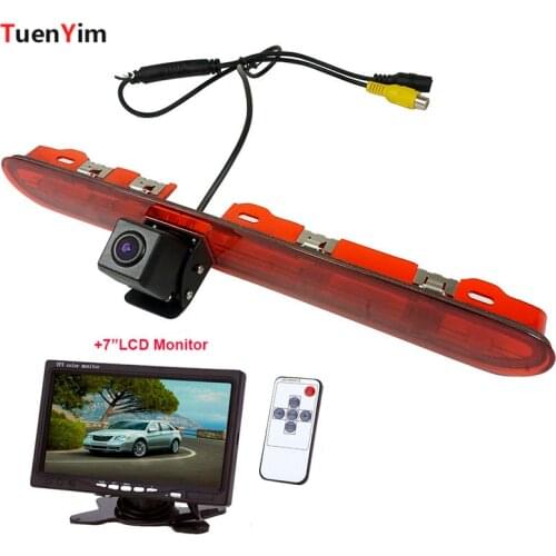 Car Brake Light Rear View Camera for Peugeot Expert, Citroen Dispatch for Toyota Proace van 2016 With 7Inch LCD Monitor