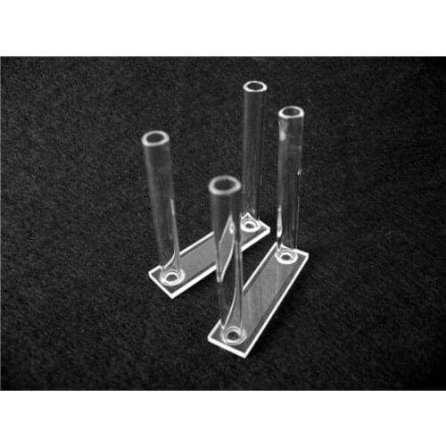 Purity clear flow quartz cell with two tubes