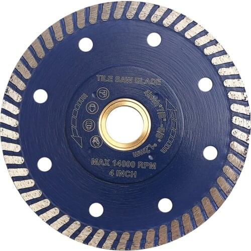 105mm 4 In Thin Diamond Wheel Disc Super Thin Diamond Turbo Saw Blade Diamond Blade For Cutting Granite Marble Ceramic Tile