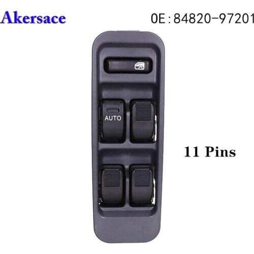 84820-97201 Master Electric Window Switch for Daihatsu Sirion Terios Serion YRV Front Left Power Control Switch 8482097201