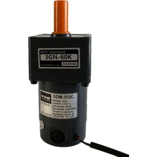Gpg 3gn 60k dc motor 30w 24v