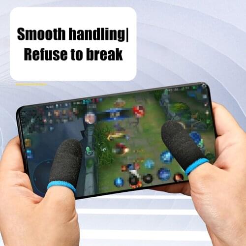 2pcs Game Gloves Sweat-proof Elastic Gaming Screen Gloves Knitted Game Controller Sleeves