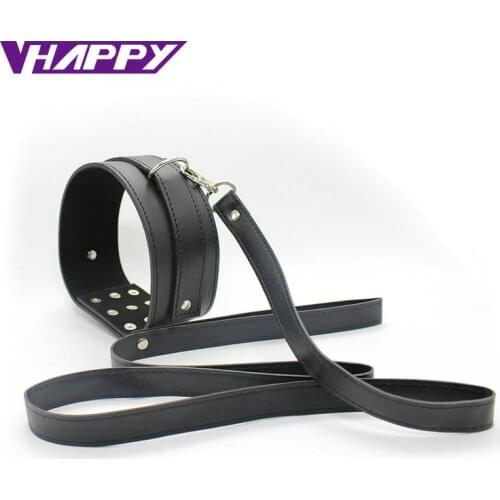 Classic Double Leather Slave Collars Slave Neck Ring Public Coll Sex Toys Collar Ring Sex Products for Couple Games bdsm bondage
