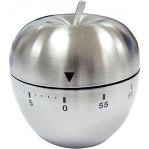 Kitchen Timer Creative Apple Egg Tomato Stainless Steel Variety of Mechanical 60-minute Countdown Reminder Kitchen Cooking Tool