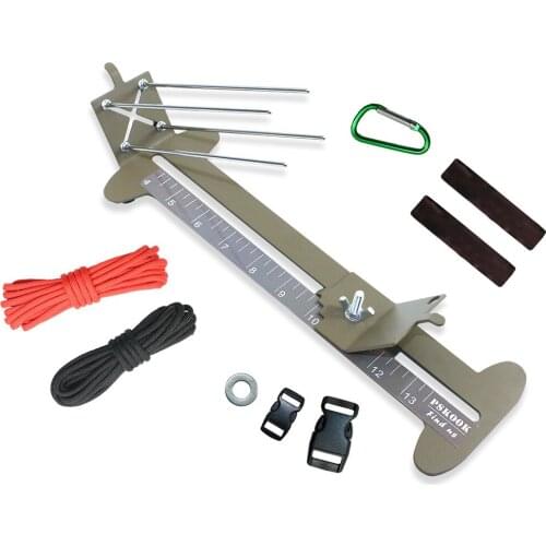 Monkey Fist Jig and Paracord Jig Bracelet Maker Paracord Tool Kit Adjustable Metal Weaving DIY Craft Maker 4" to 13" 2019 New