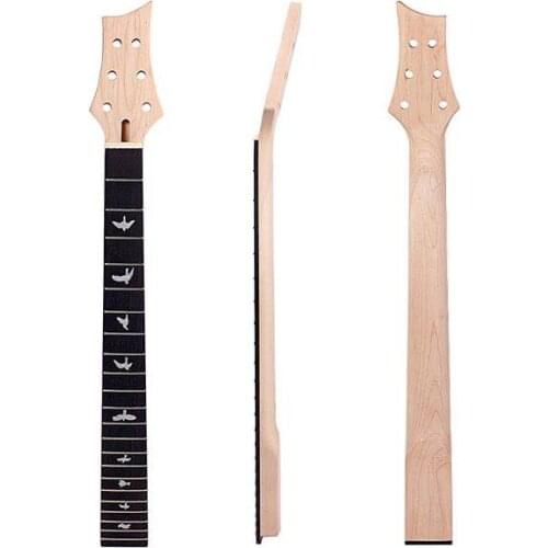 Custom 22 Frets Electric Guitar Canada Maple Neck Dove Fingerboard Carved Accept Customized Guitar Neck DIY KITS Order
