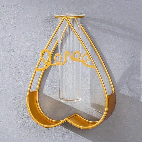 Spreading Station Vase Plant Holder Flower Vases Hydroponic Container Kitchen Home Nordic Styles With Metal Stands Set Tall