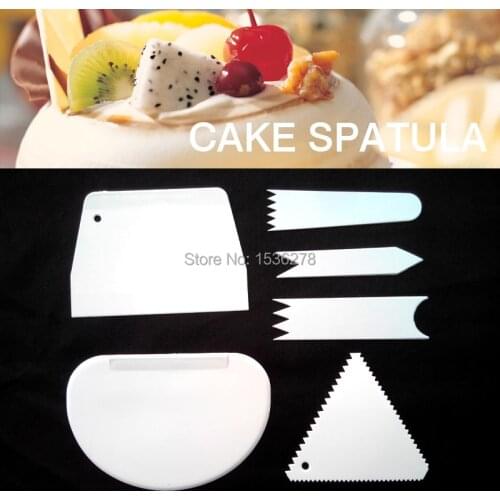 Christmas Kitchen Tools Cake Smoother Cake Scraper Set Classic Fondant Tools Cake Decorating Tools Multifunction Blade A020