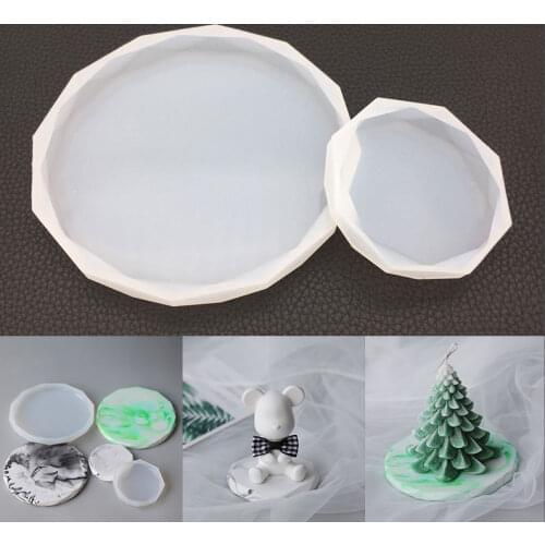 Diy Crystal Epoxy Rhombus Pendant Mould Silicone Aromatherapy Diffuser Mirror Decoration Pendant Jewelry Home Furnishing