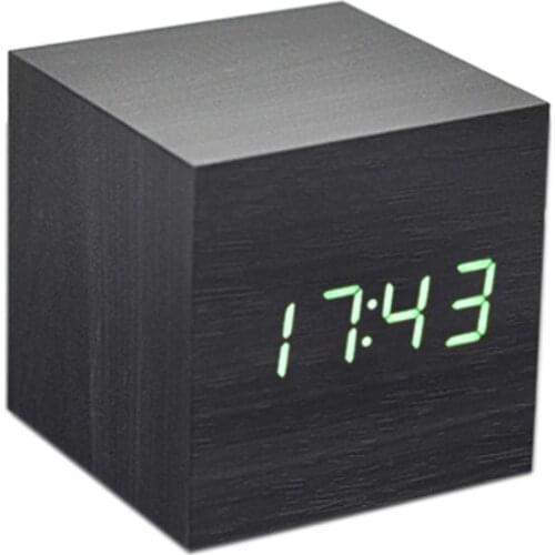 Smart Alarm Clock USB Charging Mini LED Clock Temperature Display For Living Room Display The Time And Temperature