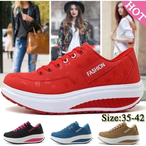 Fashion Women Sneakers Height Increasing Summer Breathable Waterproof Wedges Platform Shoes Woman Pu Leather Casual Shoes Tenis