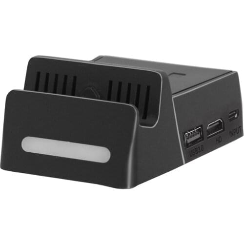 10 pcs a lot Portable Charging Stand Mini Docking TV Converter Charging Dock Game Stand for N-S for Switch