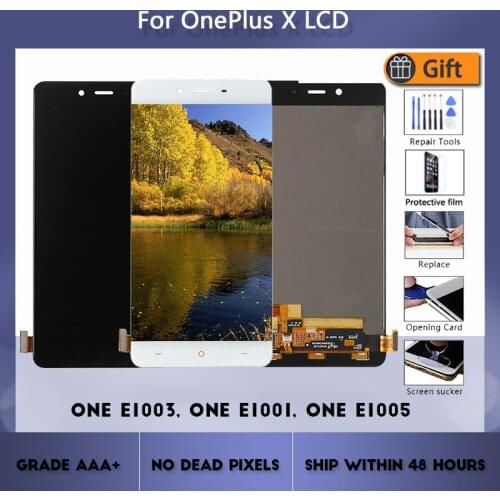 5.0'' 1+X AMOLED For Oneplus X ONE E1003, ONE E1001, ONE E1005 LCD Display Touch Screen Digitizer Assembly Replacement