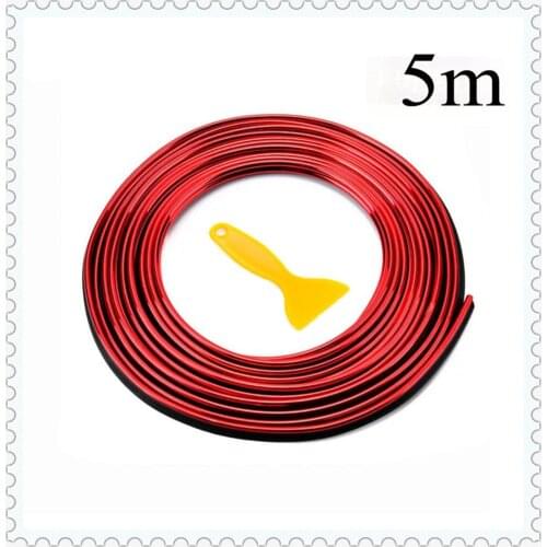 5M Car Seal Styling Interior Stickers Decoration Strip for Hyundai Verna Santa Fe IX45 Sonata Tucson Accent Azera Elantra