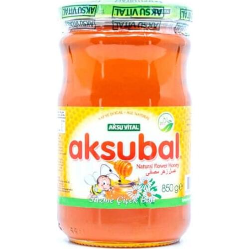Aksu Vital Aksubal Filtered Flower Honey 850 g Straining Flower Tableland Taste Honey Supplement Vitamin Healthy Useful Special