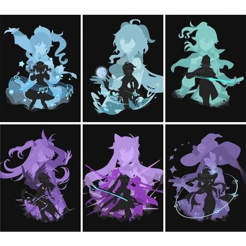 Diamond Painting Cartoon Anime Warrior Magician 5D DIY Full Square/Round Embroidery Mosaic Kit Handmade Art Gift Home Decoration