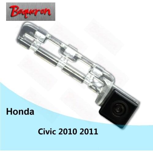 BOQUERON for Honda Civic 2010 2011 SONY Waterproof HD CCD Car Camera Reversing Reverse rear view camera License Plate Lamp