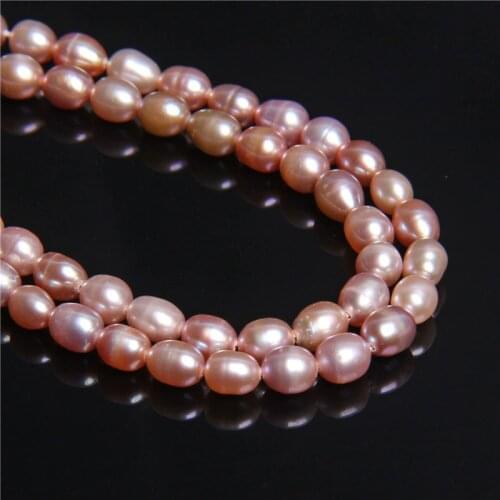 4-4.5mm Women Natural A pink Freshwater Pearls Beads High Quality Loose pink rice potato Pearls bead for Jewelry Making Bracelet