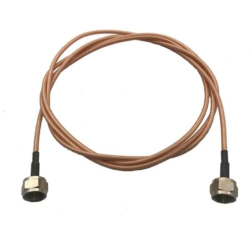 F Male to F Male Telecom Antenna Pigtail RG316 Coaxial Cable Connector jumper RF high frequency signal line