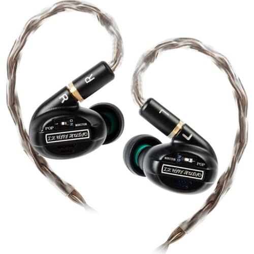 LZ A7 1 DD+4BA+2 Piezoelectric Ceramics Driver Hybrid 7 Unit In Ear Monitor HIFI Music Earbud Headset with MMCX Detachable Cable