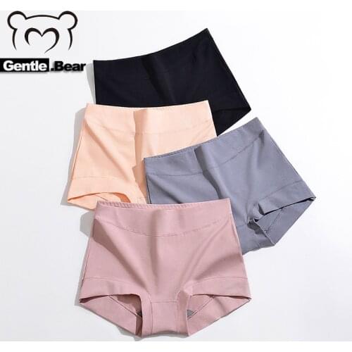 Cotton High Waist panties soft Womens Underwear Plus size Boxer Panties Girls Safety Briefs Antibacterial Lingerie Comfort Unde
