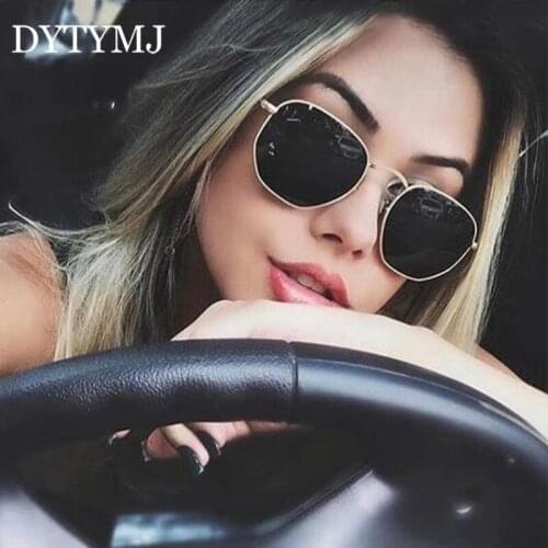 DYTYMJ 2020 Small Vintage Women Sunglasses Luxury Brand Glasses Women Retro Eyeglassses Women/Men Metal Oculos De Sol Masculino