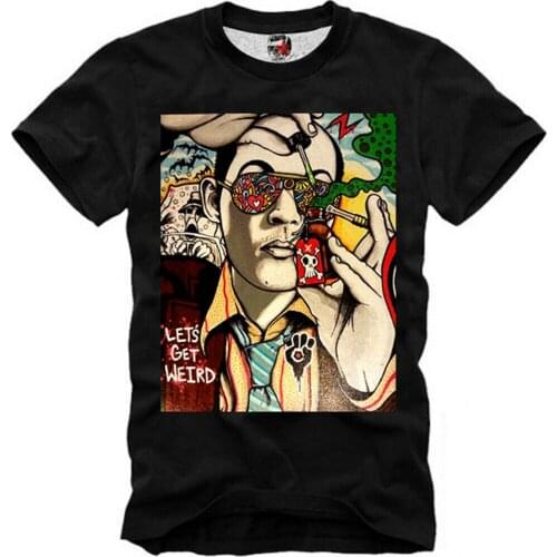 T Shirt Fear and Loathing In Las Vegas Lsd Dmt Gbl Xtc for Men T Shirt 2019 Fashion Printed Pure Cotton Cosplay T-Shirts