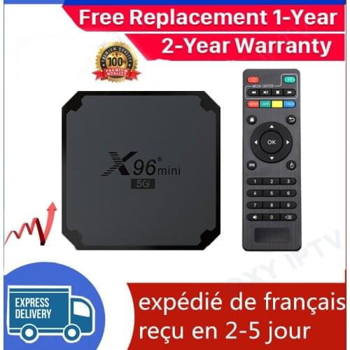 Best Iptv Box x96mini Android 9.0 Tv box 1G 8G 2G 16G smart tv media player x96 mini Set Top Box ship from france