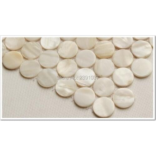 New arrival white shell mosaic tile luster mother of pearl tile backsplash shell tiles sea shell tile for wall