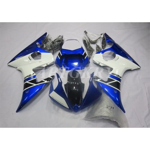 New ABS Plastic Shell Motorcycle Fairing Kits Fit For Yamaha YZF 600 R6 2003 2004 2005 R6 03 04 05 Bodywork set White Blue