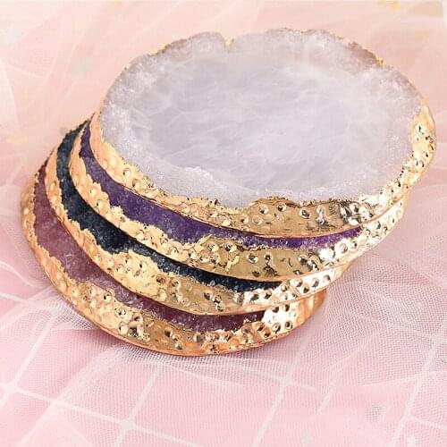 4pcs Resin Stone Nail Plate Nail Art Color Palette Display Board Natural Acrylic Gel Polish Holder Drawing Paint Color Mixing