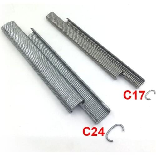 Pneumatic C Ring nail Hog Ring nail for SC7E SC7C 15GA 3/4" SC760B 16GA Air gun Staplers Nail C Type O Circle Tie a Cage