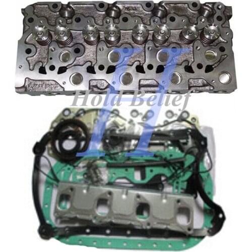 "Complete" Cylinder Head & Full Gasket for Kubota Engine V2203T V2203E V2203B