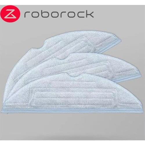 New Original Microfiber Pro Mop Cloths For Xiaomi Roborock T7 T7plus S7 Robot Vacuum Cleaner Accessories