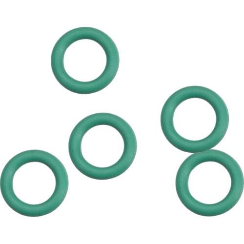 Uxcell 5Pcs Fluorine Rubber O Rings, 8mm OD, 5mm Inner Diameter, 1.5mm Width, Seal Gasket Green Prevent leaks in plumbing