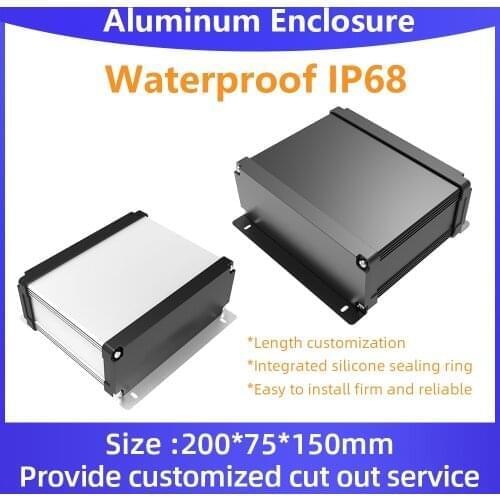 Waterproof Battery Enclosure Free Shipping Power Supply Board Shell for Protection Circuit Electronic Housing M05 200*75mm