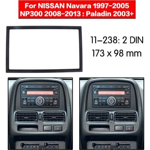 Top Quality Radio Fascia for NISSAN Paladin 2003+; Xterra 2001-2004 Stereo Fascia Dash CD Trim Installation Kit 11-238