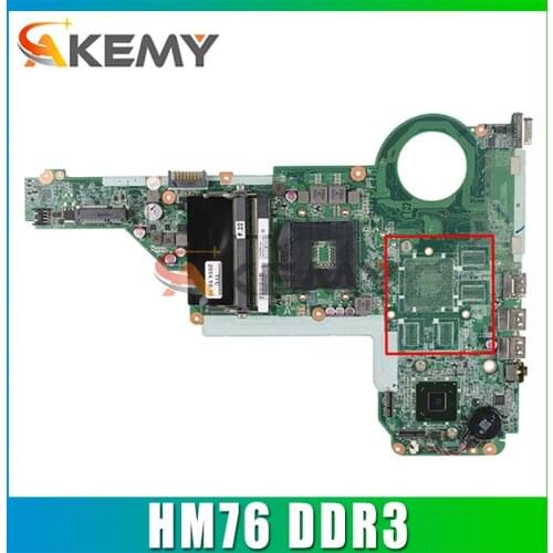 High Quality Original For HP 15-E 17-E Laptop Motherboard 749983-501 DA0R62MB6E1 PGA989 HM76 DDR3 MB 100% Tested Fast Ship