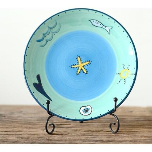 4/6/7/8/10/12Inch Iron Bracket Display Stand for Bowl Plate Art Photo Picture Frame pjop