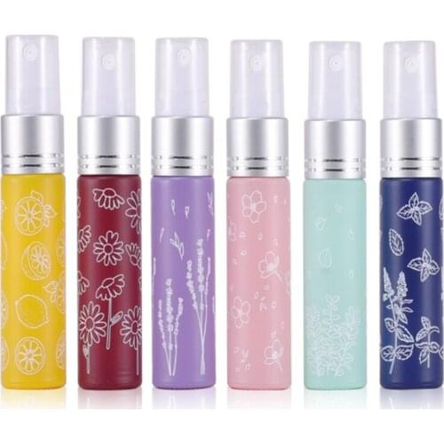 100pcs/lot 10ML Empty perfume bottles glsss spray bottle Vial sample bottle silver cap C112506