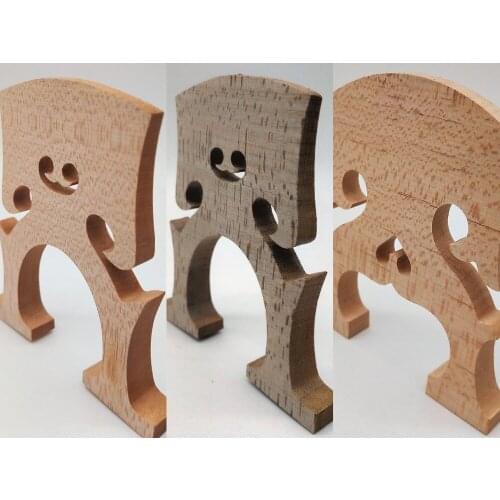 5 pcs High grade 4/4 cello bridge adjustable Height Maple wood Full size cello part