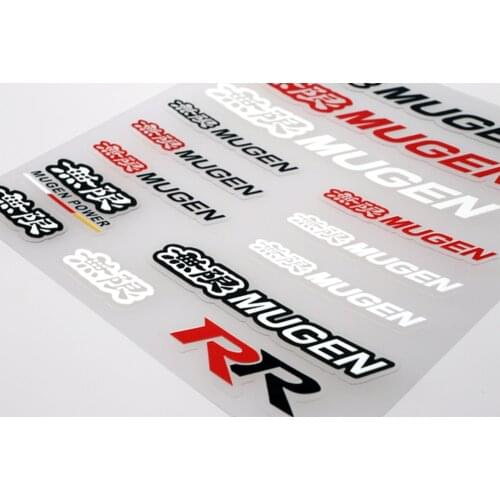 Aliauto Newest Car Styling Mugen The Whole Body Sticker Handle Decal Window Decoration for Civic Accord Crv Fit City Jazz