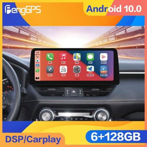 12.3'' 6+128G Android 10 For Toyota RAV4 XA50 2018 - 2020 Car Auto Radio Multimedia Video Player Navigation Stereo GPS HeadUnit