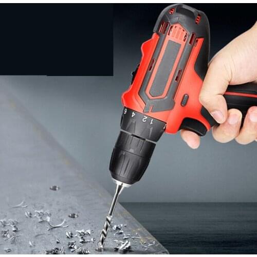 Household multifunctional battery cordless hand drill wholesale high power brushless lithium drill custom power tools