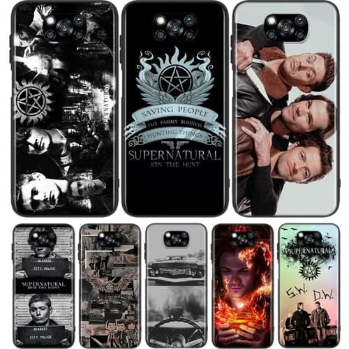Supernatural TV Show For Xiaomi Poco X3 NFC M2 X2 F2 C3 M3 Pocophone F1 Pro Mi Play Mix 3 A2 A1 6 5 lite Phone Case