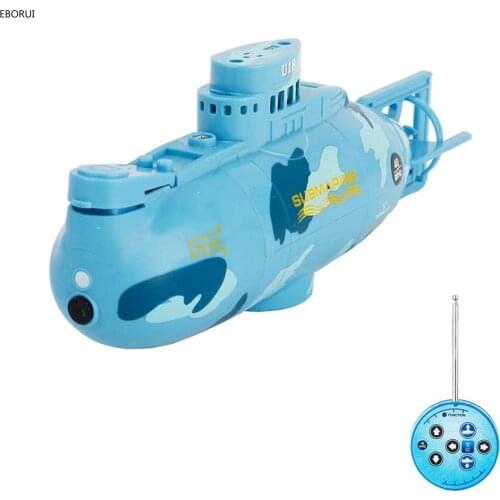 EBORUI Create Toys 3311 RC Submarine 6CH Speed Radio Remote Control Submarine Electric Mini RC Boat RTR Kids Children Toy