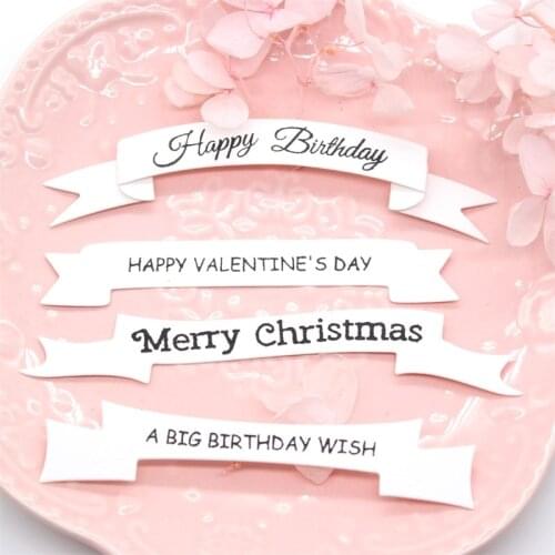 ZFPARTY Labels Metal Cutting Dies Stencils for DIY Scrapbooking/photo album Decorative Embossing DIY Paper Cards