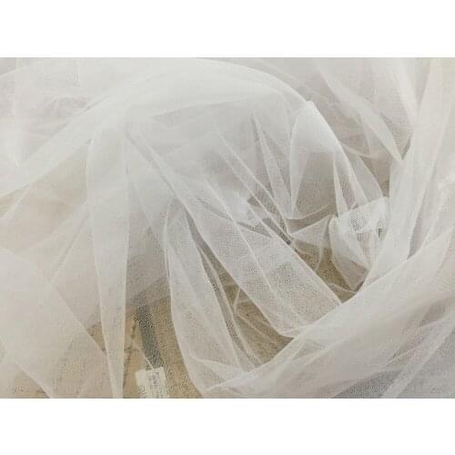Good quality New! off white hard stiff mesh net fine tulle 160cm width 10yards/lot for tutu Puff skirt ball gown wedding dress