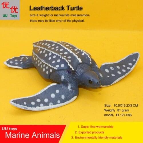 Middle Leatherback Turtle Simulation model Marine Animals Sea Animal kids gift educational props Action Figures